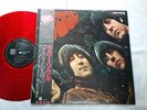 BEATLES RUBBER SOUL JAPAN ORIGINAL 1982 UK CUTTING LIMITED MONO RED VINYL W/OBI