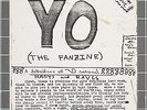 Yo #1/VD #3 83 Philly punk zine Minor Threat McRad Social Parasites DOA Damned