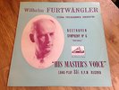 Furtwangler LP Beethoven symphony No 6 UK HMV Red & Gold Press ALP 1041 ******