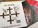 Slayer God Hates Us All Rare Red Vinyl  Signed Signiert Autogramm Repentless