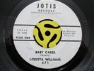 NORTHERN SOUL 45-Loretta Williams-Baby Cakes / I'm Missing You-Jotis HEAR