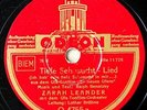 Zarah Leander - Tiefe Sehnsucht-Lied / Yes Sir   - aus d. Film 