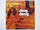 GEORGE HARRISON - DING DONG 45/7 SINGLE 1974 PORTUGAL APPLE BEATLES UNIQUE PS EX