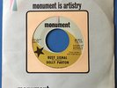 DOLLY PARTON - Busy Signal/I Took Him For Granted - RARE Promo 45 on MONUMENT