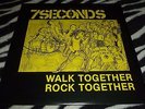 7 SECONDS 33RPM LP WALK TOGETHER US PUNK HARDCORE ORIGINAL mispress BYO 1985. MB