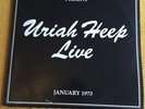 Rare Uriah Heep Live January 1973 Factory Sample Twin Record Set Album