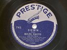 78 - Prestige Records - Miles Davis - Whispering / Down
