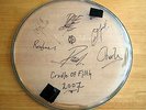 Cradle of Filth Fully Signed Stage Used Drumskin Dani Filth 2007