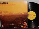 CACTUS 1971 HARD ROCK LP ONE WAY...OR ANOTHER CLEAN VG+ With POSTER NR VPI