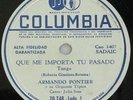 ARMANDO PONTIER 78” QUE ME IMPORTA TU PASADO / CAMBALACHE – COLUMBIA 20748