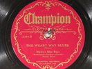 78 RPM -- Blythe's Blue Boys (State Street Ramblers), Champion, 15344, V+  Jazz