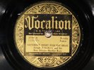 78 RPM -- Joseph Robechaux New Orleans Rhythm Boys, Vocalion 2796, EE+ Jazz