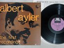 ALBERT AYLER FIRST RECORDINGS SONET K23P-6076 Japanese Pressing MONO Vinyl LP