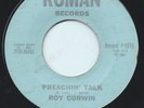 ROY CORWIN 45RPM '61 ROMAN PREACHIN' TALK POPCORN VOCAL W/TEEN DOO WOP FLIP VG