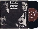 THE KINKS Tired of Waiting for You b/w Come On Now Norwegian 45PS 1965