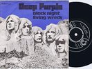 DEEP PURPLE Black Night b/w Living Wreck Danish 45PS 1970