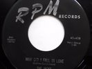 THE JACKS 45 Sugar Baby / Why Did I Fall In Love VG++ Doo Wop ORIGINAL bb3223