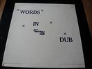 JAH MARCUS...WORDS IN DUB...CRISP REGGAE ROOTS DUB LP 33RPM ALBUM