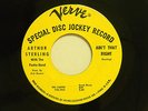 Arthur Sterling 45 AIN'T THAT RIGHT / DARIN'S MAMBO   Verve VG++