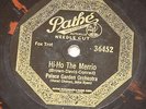 Palace Garden Orchestra / Fred Rich Orchestra  78rpm splatter Pathe #36452