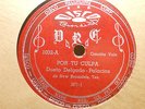DUETO DELGADO-PALACIOS Prenda Del Alma DISCO RECORDING CO TEXAS 78RPM HEAR