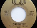 UNKNOWN SOUL 45 Ray Alexander Technique I WONDER WHY / I AM IN LOVE W/ YOU Hear