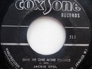 Soul Brothers STREET OF GOLD / Jackie Opel  GIVE ME ONE MORE CHANCE Coxsone 45