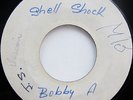 Bobby Aitken GIVE ME A CHANCE / Carib Beats SHELL SHOCK (instr.) BLANK RARE 45