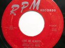 ARTHUR LEE MAYE & CROWNS 45 Love Me Always / Loop De DOO WOP Original bb3328