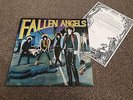FALLEN ANGELS - 1984 SELF TITLED 1ST LP WITH PROMO SHEET VIBRATORS HANOI ROCKS