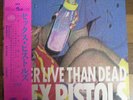 SEX PISTOLS BETTER LIVE THAN DEAD JAPAN LP OBI + FREE 4 TRACKS EP