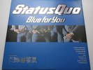 STATUS QUO 'BLUE FOR YOU' UK 1st PRESS SILVER EMBOSSED G/F '76 TOP MINT-