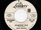 ROCKABILLY-EDDIE COCHRAN-LIBERTY 55203-SOMETHIN' ELSE/BOLL WEEVIL SONG-PROMO