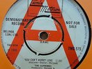 SUPREMES YOU CAN'T HURRY LOVE ORIGINAL UK TAMLA MOTOWN 45 CLIP DEMO