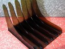 Retro RECORD Storage RACK Space Age Smokey Bronze - Eames Kartell