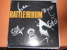 U2-RATTLE AND HUM DOUBLE LP WITH REPLICA OF ALL BAND MEMBERS AUTOGRAPHS