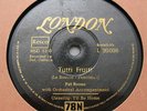 Pat Boone - Tutti Frutti / I'll Be Home  LONDON L 20 036  ++ Schellack ++ (200)