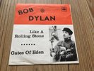 BOB DYLAN like a rolling stone / gates of eden RARE SWEDISH / NORWAY PS cbs 45