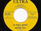 Mod Popcorn R&B Mambo 45 PRESTON LOVE Ali Baba's Boogie/That's All Right Baby