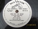 RAY ELLIS 78 RPM BRAZIL WHO PUT THE BOMP / LET THE FOUR WINDS BLOW POP 1961