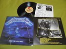 Metallica Ride The Lightning 1st A1/B1 1984 NM + Lyrics + Flyer - Misprinted 