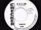 Northern Soul 45 TIMIKO Is It A Sin/The Boy For Me Checker WLP HEAR