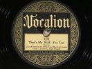 78 RPM -- Lloyd Smith and His Gut Bucket-teers, Vocalion 1573, EE+ / E