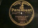 78-VERT PARAMOUNT 2041-VAN EPPS TRIO - UMBRELLAS TO MEND/STOCKYARD BLUES -E+
