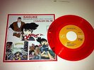 SIGLE TV SASUKE CAVALIERI DEL RE VINILE 45 GIRI CARTONI ROSSSO CRYSTAL MINT