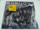 BON JOVI SLIPPERY WHEN WET RECORD ALBUM IN SHRINK W/ HYPE STICKER