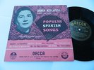 DECCA LW 5143 - IRMA KOLASSI -POPULAR SPANISH SONGS -RARE 1954 10