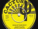 ERROL CARTER Hold Up Your Head RARE UK 45 heavy roots dub Rupie Edwards LISTEN