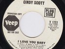 CINDY SCOTT I Love You Baby  northern soul 45 girl group r&b LISTEN