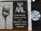 TOOTH and NAIL early LA punk comp GERMS Controllers NEGATIVE TREND w/ inner